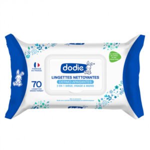 Dodie – Lingettes Nettoyantes Derme-Apaisantes – (X70)