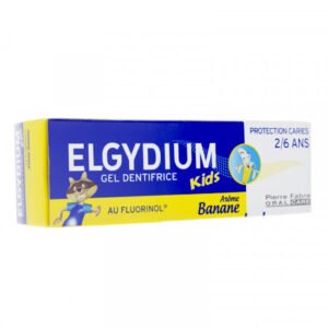 Elgydium Kids – Dentifrice Banane 2-6 Ans – 50 Ml
