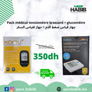 Pack médical tensiomètre KAREO + glucomètre MEDILAB