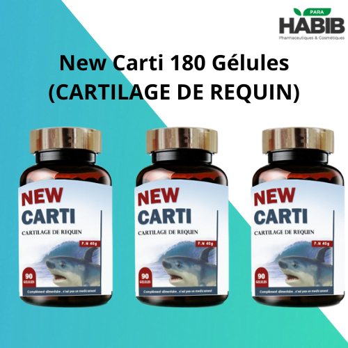 New Carti 180 Gélules (CARTILAGE DE REQUIN)