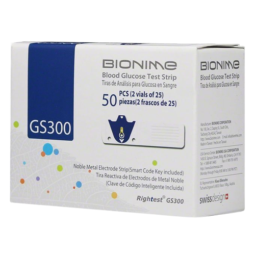 Bionime GS300 Bandelettes de glycémie 50/