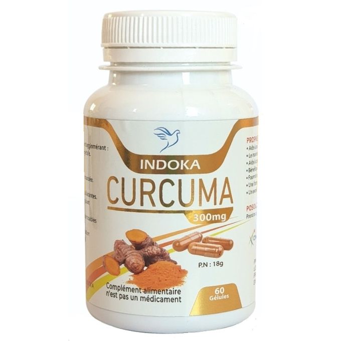 INDOKA الكركم / CURCUMA - 60 Gélules 300 mg